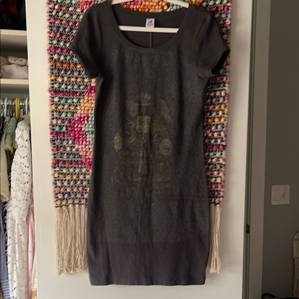 Peruvian Connection Gray Dress
